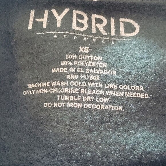 Hybrid Apparel Mens Green Black and Strong Africa Sweatshirt Hoodie Sz XS - Picture 7 of 8